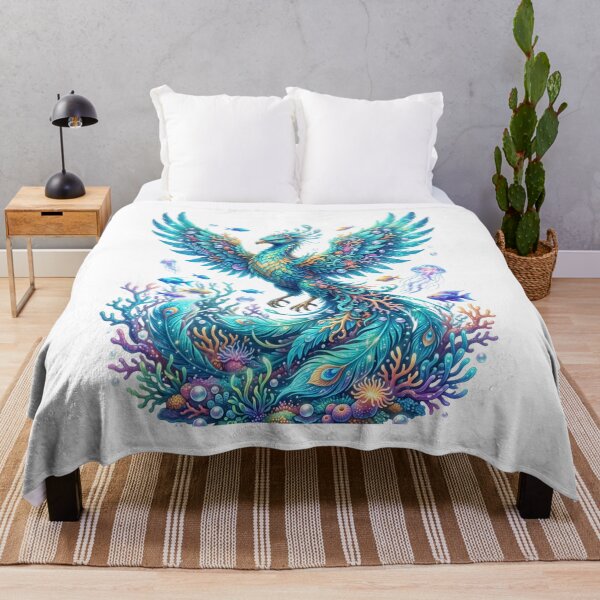 Item preview, Phoenix reborn beneath the sea designed and sold by kidoramagic.