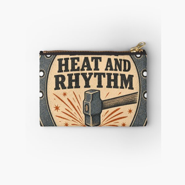Item preview, Iron Heat and Rhythm blacksmithing badge designed and sold by BoosterShop.