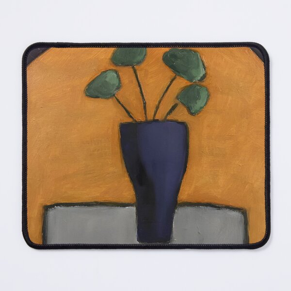 Item preview, Botanical Leaves in Dark Blue Vase designed and sold by vintatchie.