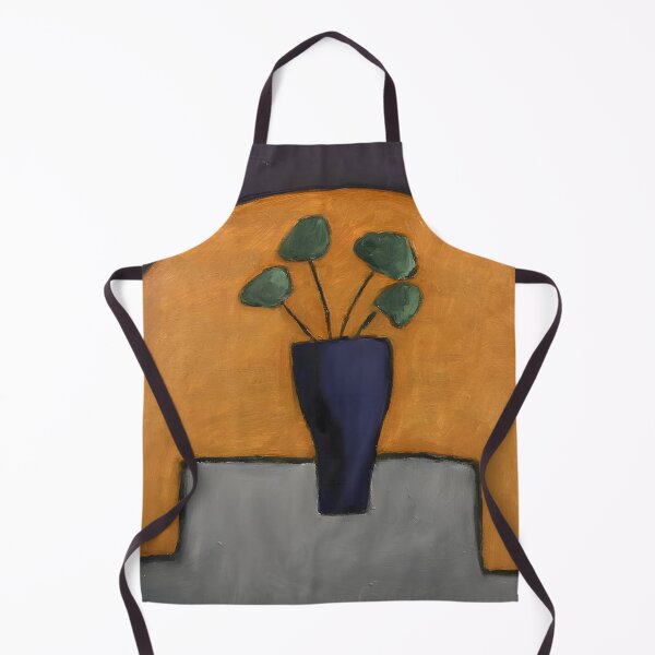 Item preview, Botanical Leaves in Dark Blue Vase designed and sold by vintatchie.