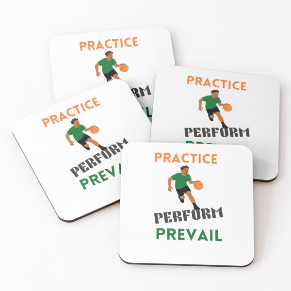Item preview, Practice. Perform. Prevail. Basketball Motivation T-Shirt | Athlete Mindset Sports Quote designed and sold by CKADigital.