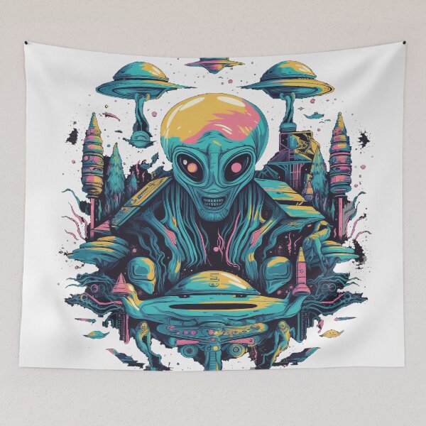 Item preview, Aliens Are Our Friends T-Shirt designed and sold by Alphakenon.
