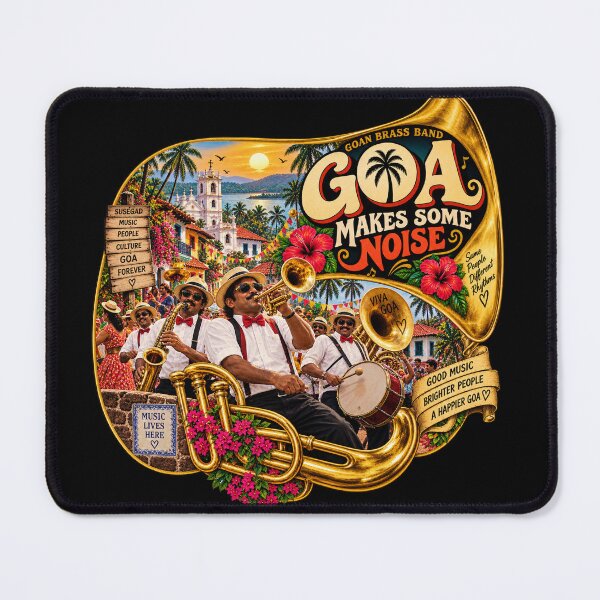 Item preview, Goa — Music, Rhythm, Goan Spirit designed and sold by Goanheartprints.
