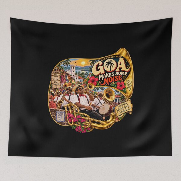 Item preview, Goa — Music, Rhythm, Goan Spirit designed and sold by Goanheartprints.