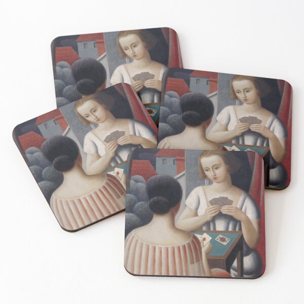 Item preview, Vintage Playing Cards Wall Art Print, Playing Card Decor, Jean Metzinger Modernist Art designed and sold by RickE.