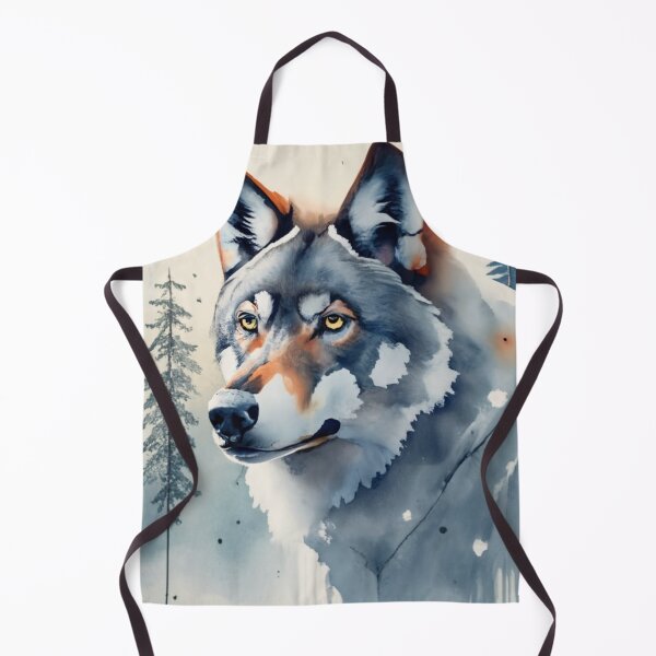 Artikelvorschau, Schneewolf im Kiefernwald entworfen und verkauft von Gustavo Navarro.