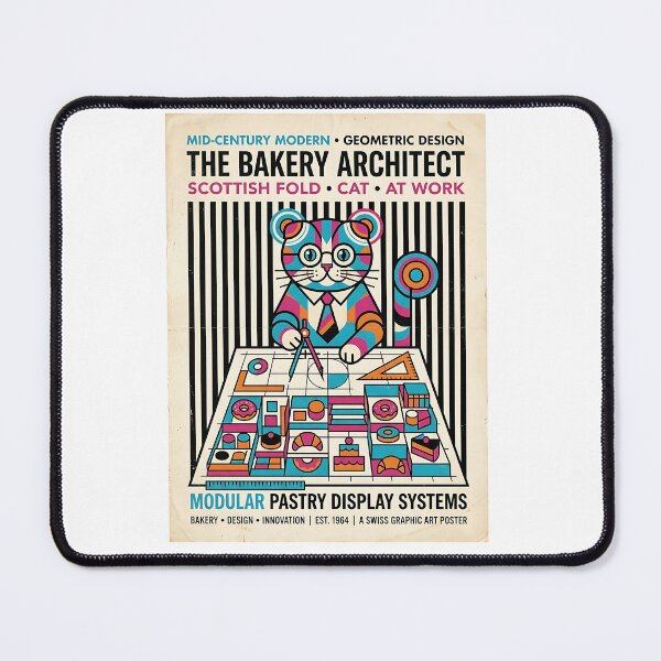 Item preview, Scottish Fold Bakery Architect designed and sold by PictoVibe.