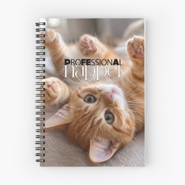 Item preview, Orange Tabby Kitten Professional Napper designed and sold by pochop.