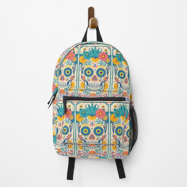 Item preview, Sugar Skull — Day of the Dead Ornamental Art | Purple Gold Flat Illustration designed and sold by  Ojo de Lilith.