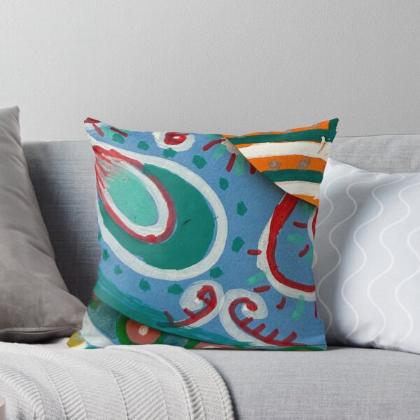 Item preview, Colorful Folk Bird Paisley Star Art designed and sold by Fani*.