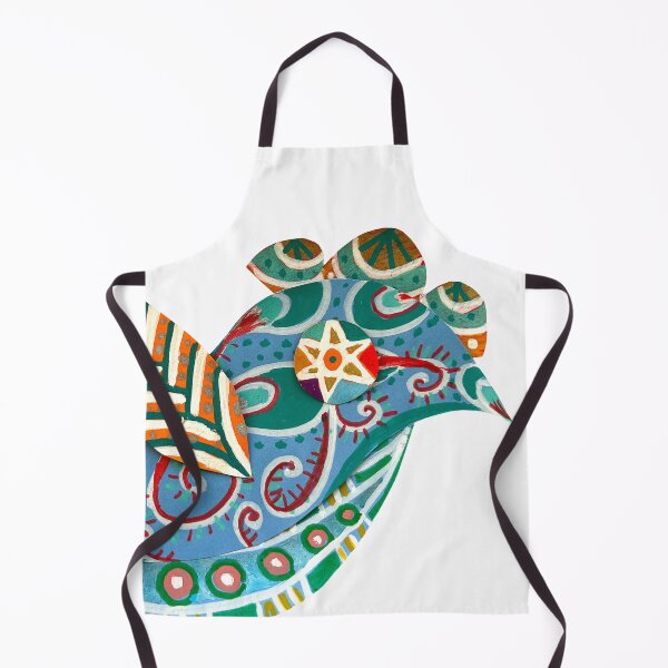 Item preview, Colorful Folk Bird Paisley Star Art designed and sold by Fani*.