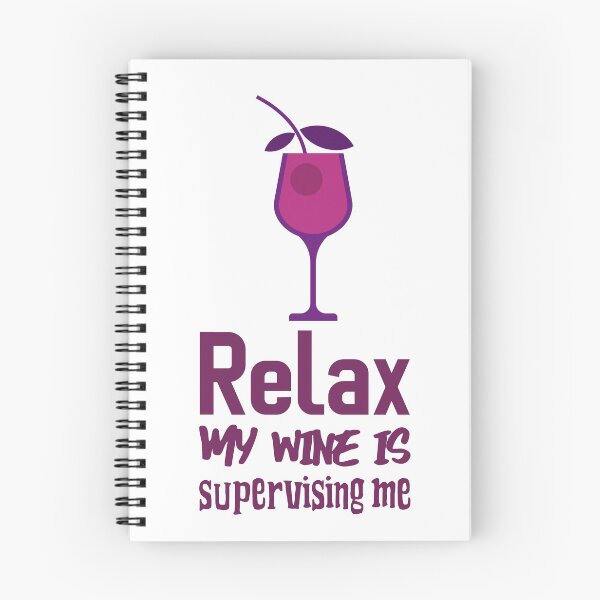 Item preview, RELAX - My wine is supervising me  designed and sold by CreationsbYKz.