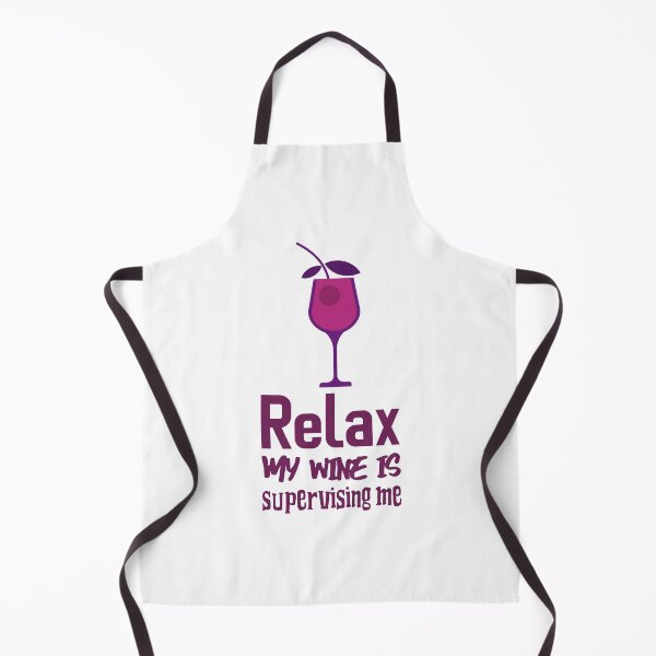 Item preview, RELAX - My wine is supervising me  designed and sold by CreationsbYKz.