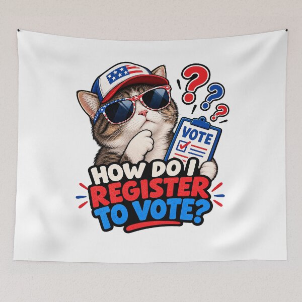 Item preview, how do register to vote designed and sold by rrenriddle.