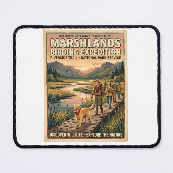 Item preview, Golden Retriever Birdwatching Guide designed and sold by PictoVibe.