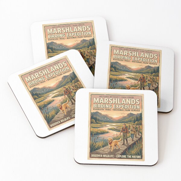 Item preview, Golden Retriever Birdwatching Guide designed and sold by PictoVibe.