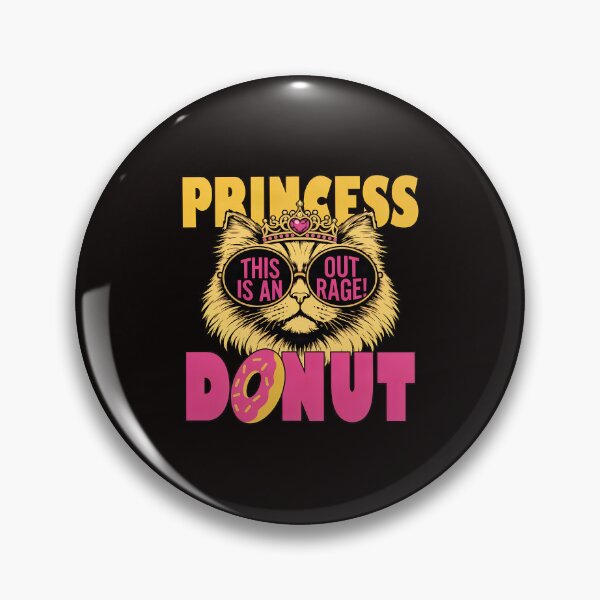 Item preview, Princess Cat Rage Donut Crown Sunglasses designed and sold by ShophiaCrafts.