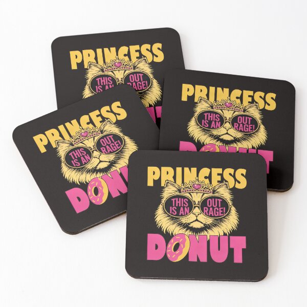 Item preview, Princess Cat Rage Donut Crown Sunglasses designed and sold by ShophiaCrafts.