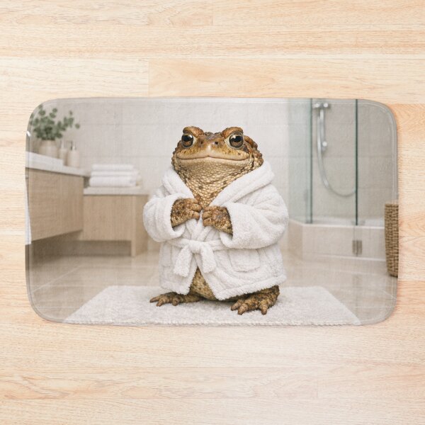 Item preview, Cozy Bathrobe American Toad designed and sold by Sillytoe.