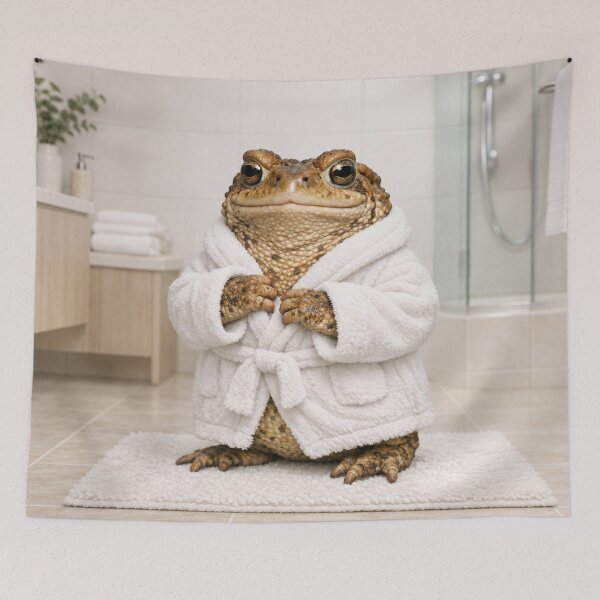 Item preview, Cozy Bathrobe American Toad designed and sold by Sillytoe.
