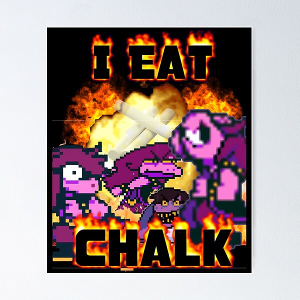 Item preview, I Eat Chalk Susie Deltarune designed and sold by clothesNlife.