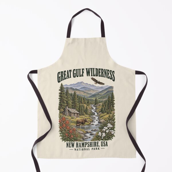 Item preview, Great Gulf Wilderness, New Hampshire, USA [Vintage Illustration] designed and sold by elektronen.