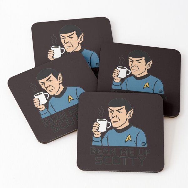Item preview, Bean Me Up Scotty Spock Coffee designed and sold by ShophiaCrafts.