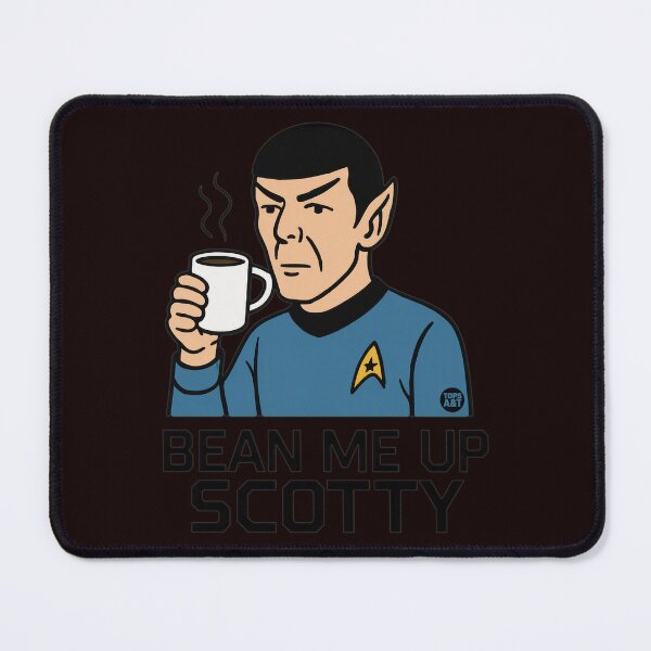Item preview, Bean Me Up Scotty Spock Coffee designed and sold by ShophiaCrafts.