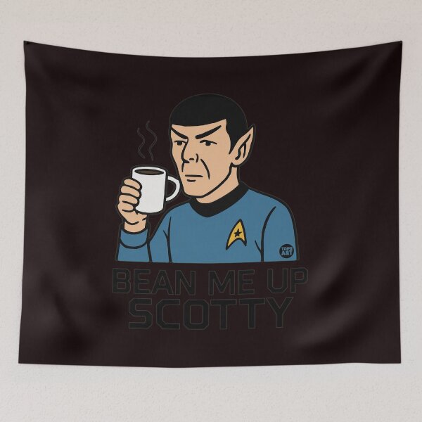 Item preview, Bean Me Up Scotty Spock Coffee  designed and sold by ShophiaCrafts.