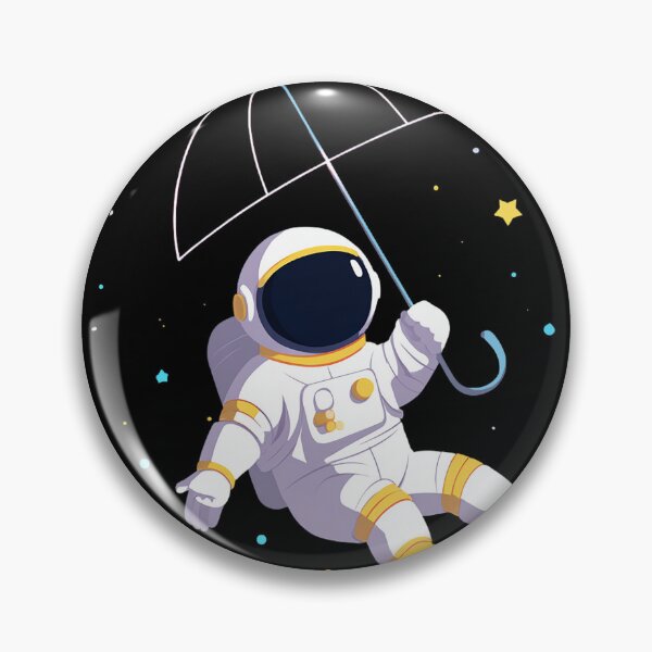 Item preview, Neon Umbrella Astronaut – Floating Through the Stars designed and sold by Alphakenon.