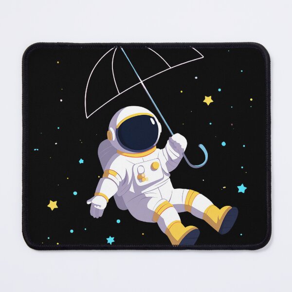 Item preview, Neon Umbrella Astronaut – Floating Through the Stars designed and sold by Alphakenon.