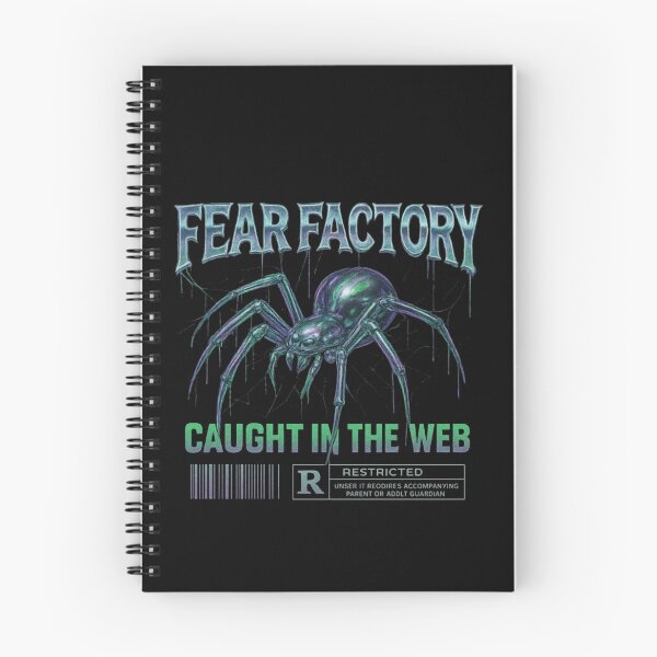 Item preview, Fear Factory – Chrome Spider Cyber Horror Streetwear  designed and sold by sherrillmoser.