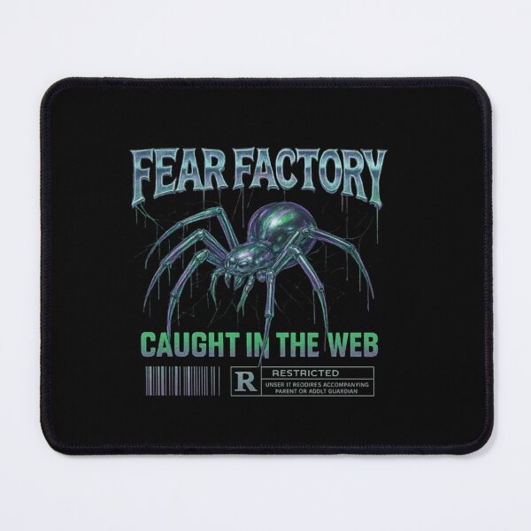 Item preview, Fear Factory – Chrome Spider Cyber Horror Streetwear designed and sold by sherrillmoser.