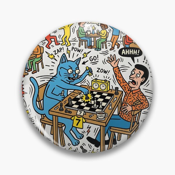 Artikelvorschau, Russisch Blau Schnellschach entworfen und verkauft von PictoVibe.