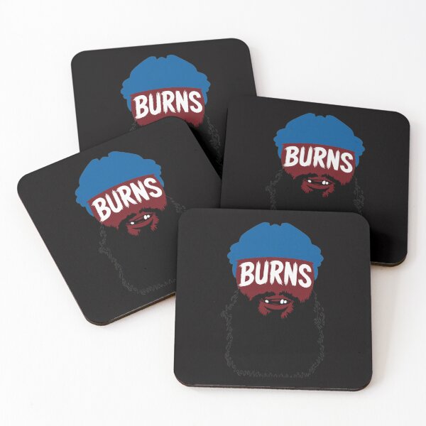 Item preview, BURNS Beard Blue Hair Funny Character  designed and sold by ShophiaCrafts.