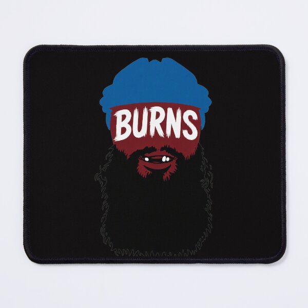 Item preview, BURNS Beard Blue Hair Funny Character designed and sold by ShophiaCrafts.