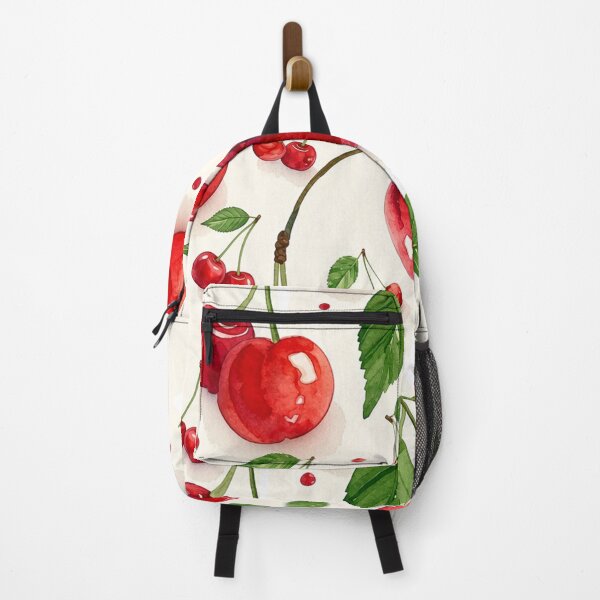 Item preview, Watercolor Cherry Pattern Red Fruit Aesthetic designed and sold by mashumallow.