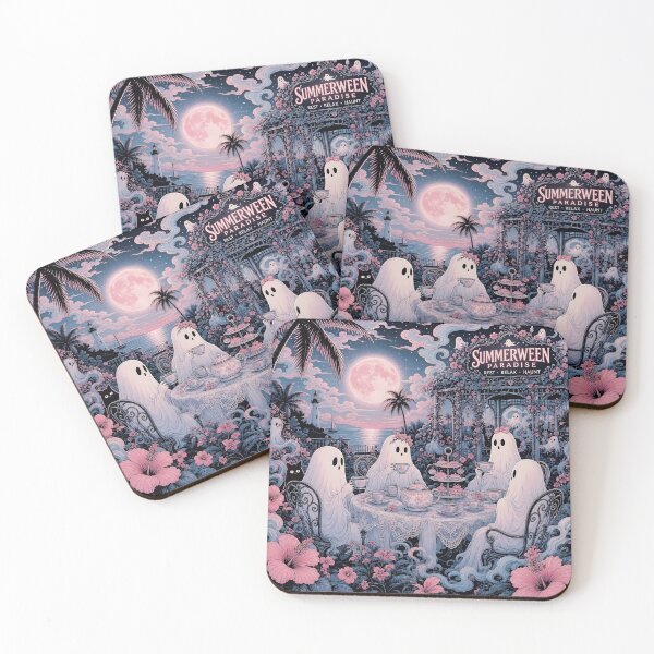 Item preview, Summerween Paradise- Tea in a Summer Garden designed and sold by Shelley Loewnau-Jones Studio.