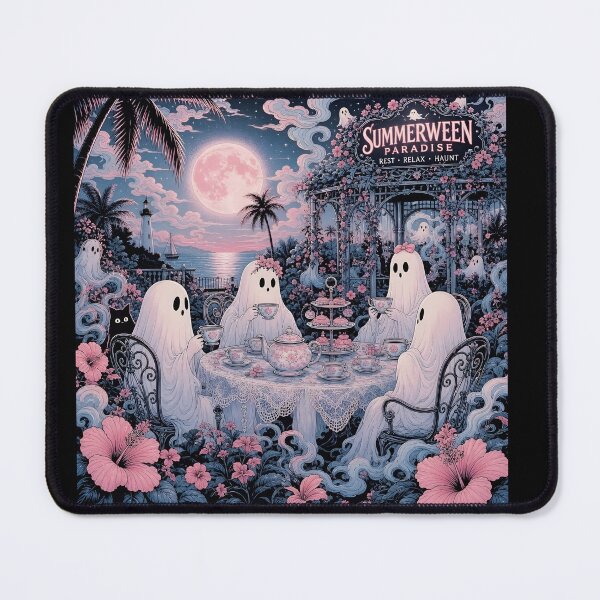 Item preview, Summerween Paradise- Tea in a Summer Garden designed and sold by Shelley Loewnau-Jones Studio.