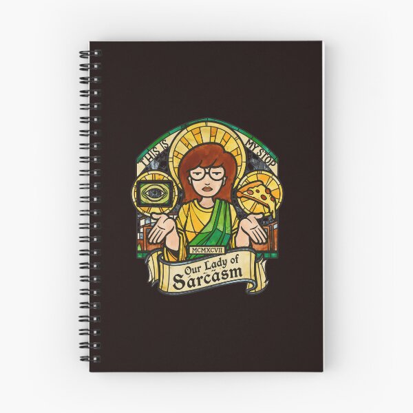 Item preview, Our Lady of Sarcasm Daria Stained Glass designed and sold by SilentCosmos.