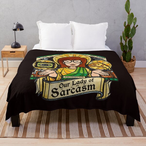 Item preview, Our Lady of Sarcasm Daria Stained Glass designed and sold by SilentCosmos.
