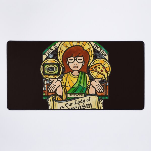Item preview, Our Lady of Sarcasm Daria Stained Glass designed and sold by SilentCosmos.