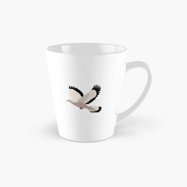 Aperçu de l'œuvre Colombe minimaliste en vol – Symbole de paix et de liberté créée et vendue par Alphakenon.