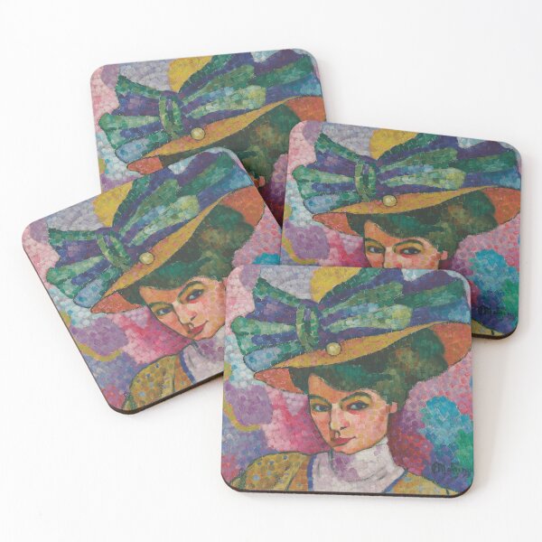 Item preview, Woman with Hat Wall Art, Femme au Chapeau Print, Jean Metzinger Modernist Portrait designed and sold by RickE.