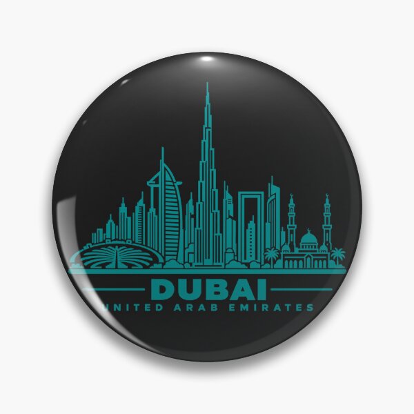 Item preview, Dubai United Arab Emirates Line Art Skyline Poster designed and sold by CMYKStudio.