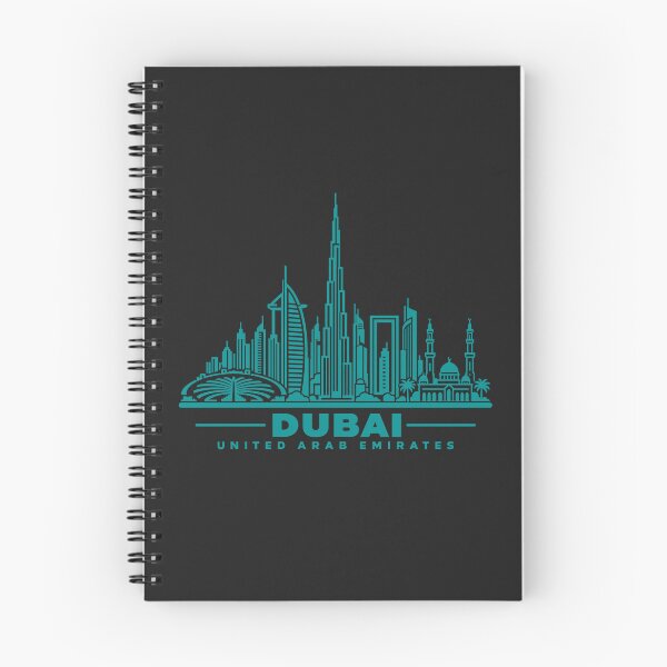 Item preview, Dubai United Arab Emirates Line Art Skyline Poster designed and sold by CMYKStudio.