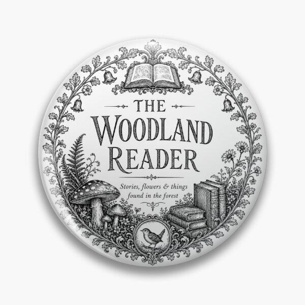 Item preview, Gothic Reader Tote Bag, Cottagecore Bookish Book Club Lover Gift, Floral Wreath Woodcut Book Tote designed and sold by colorleafz.