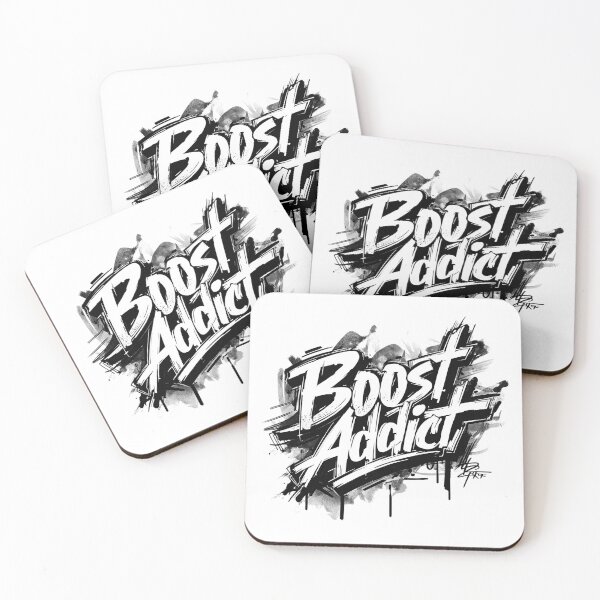 Item preview, Boost Addict – Turbo Graffiti Style Text for Car Enthusiasts designed and sold by Alphakenon.