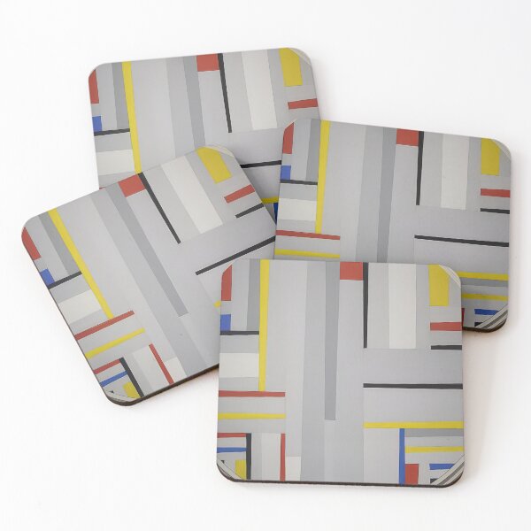 Item preview, Relational painting, tondo - neoplasticism designed and sold by NeonCanvasDream.
