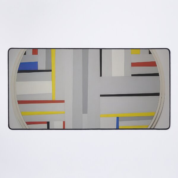 Item preview, Relational painting, tondo - neoplasticism designed and sold by NeonCanvasDream.